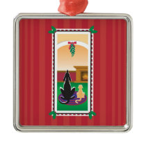 WagsToWishes®_Pets under the mistletoe ornaments