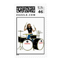 Waheela Drummer Girl postage