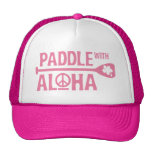 Wahine Paddle with Aloha Pink Trucker Hat