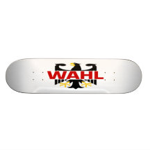 Wahl Surname Custom Skate Board