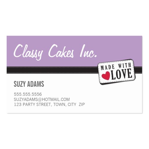 WAHM BUSINESS CARDS :: made with love 4