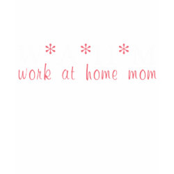 WAHM: Work at Home Mom shirt