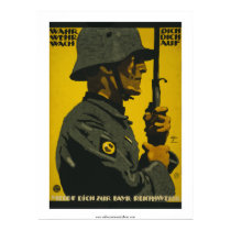 Wahr Dich - German World War I Poster posters