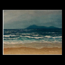 Waihi Beach New Zealand postcard postcards