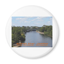 Waikato River, Hamilton Refrigerator Magnet