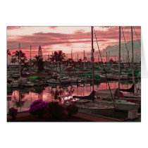 Waikiki Harbour Sunset cards by joeyartist Waikiki Harbour Sunset cards