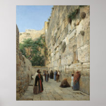 Wailing Wall by Gustav Bauernfeind Canvas Print 23