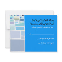 Wailing Wall Israel Bar Bat Mitzvah Reply Card Announcements