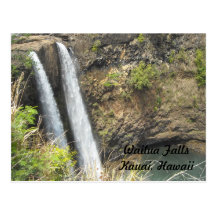 Wailua Falls Kauai, Hawaii Postcard