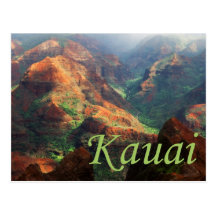 Waimea Canyon Postcard