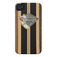 Waimea Surfboard Hawaiian iPhone 4 Case
