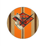 Waimea Surfboard Hawaiian Wall Clocks