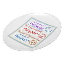 Wait a MOMENT and Reflect Dinner Plate