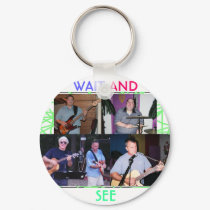 WAIT AND SEE Key chain keychains