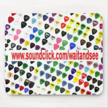 WAIT AND SEE "pick blizzard" mousepad by jimcirin WAIT AND SEE "pick blizzard" mousepad