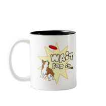 Wait For It Corgi Disc Dog Mug