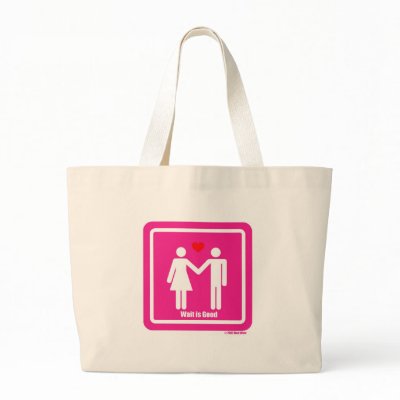 Wait Is Good Valentine Edition Bag by waitwear