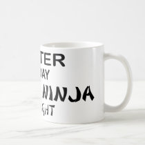 Waiter Deadly Ninja by Night mugs