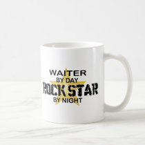 Waiter Rock Star by Night mugs