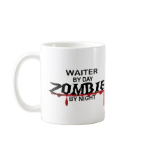 Waiter Zombie mugs
