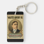 Waite's Comedy Co. Duo Rectangular Acrylic Key Chain