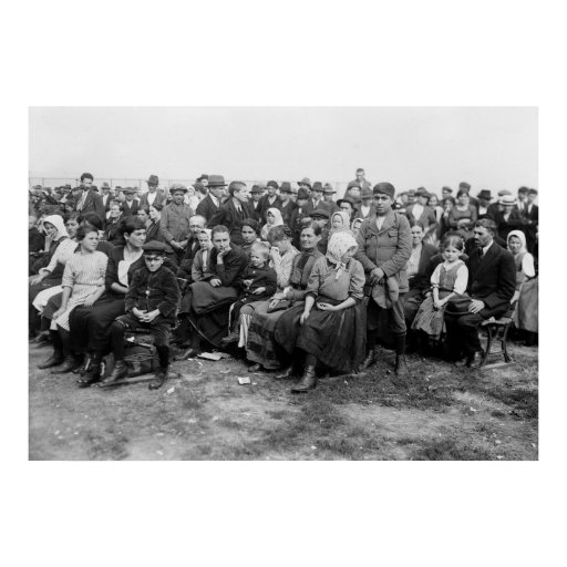 Waiting at Ellis Island,