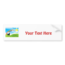 Waiting at Rainbow Bridge Pitbulls Bumper Stickers