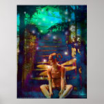 Waiting at the Gate Print