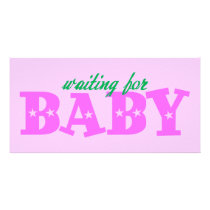 Waiting for Baby photo cards by babyfactory Waiting for Baby photo cards
