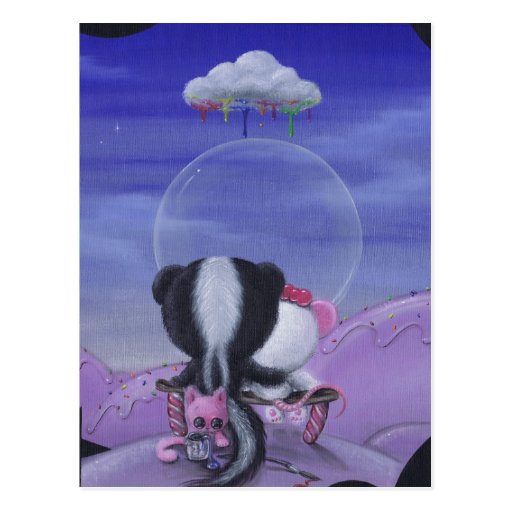waiting for clouds and storms postcard