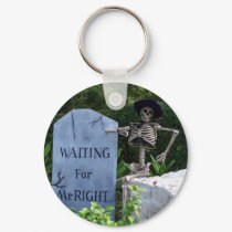 "Waiting for Mr. Right" Keychain