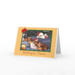 Waiting for Santa Greeting Card