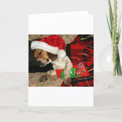 Waiting for Santa- Christmas holiday greeting card