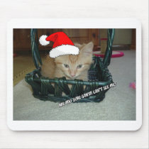 Waiting for Santa mousepads