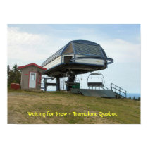 Waiting for Snow - Tremblant Québec posters by joelor Waiting for Snow - Tremblant Québec posters