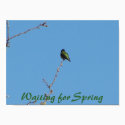 Waiting for Spring Poster posters