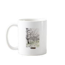 Waiting For Spring word cloud mug
