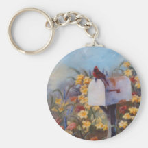 Waiting For the Mail Keychains