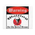 Waiting For The Perfect Woman postcards