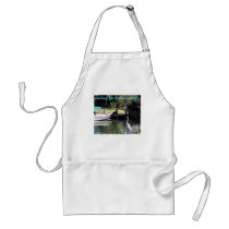 waiting for today's catch... aprons