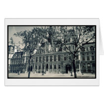 Waiting for you... at Hôtel de Ville cards
