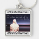 Waiting in vain keychain