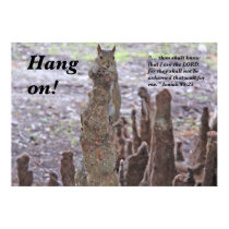 Waiting on the Lord Scripture Poster B posters