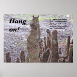 Waiting on the Lord Scripture Poster B posters