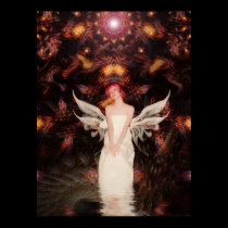 Waiting Wings Pixie Girl Print