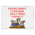 WAITRESS cudtomer joke cards by jimhartley WAITRESS cudtomer joke cards