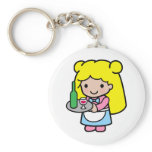 Waitress Key Chain