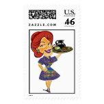 WAITRESS Postage Stamp stamps