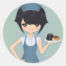 waitress stickers