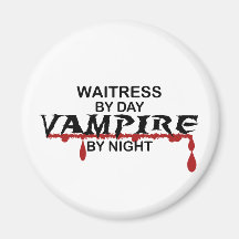Waitress Vampire by Night Magnet